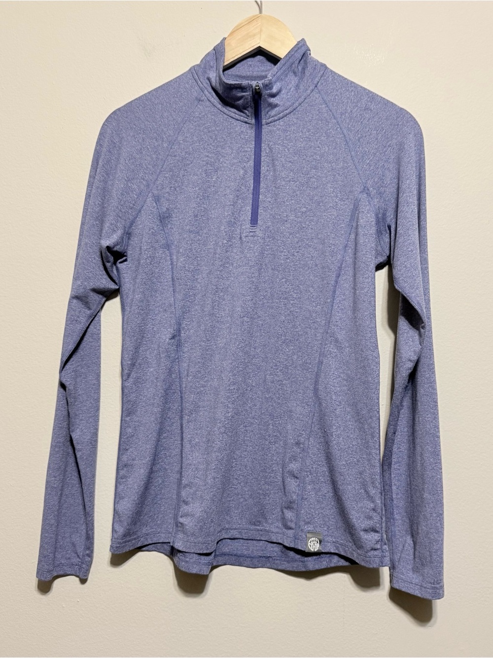 REI Co Op Purple Quarter Zip Long Sleeve Pull Over S Women Baselayer